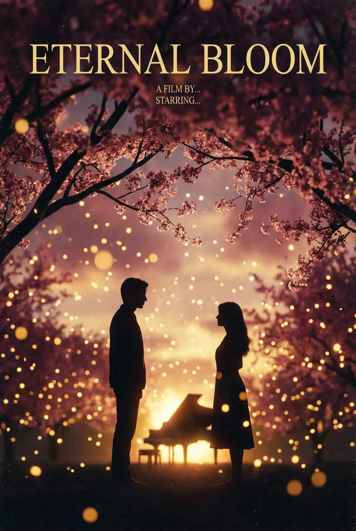 日本女优 出品浪漫爱情片《永恒旋律》电影海报